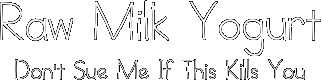 Raw Milk Yogurt